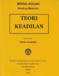 Image of Teori Keadilan